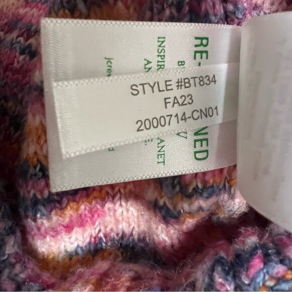 J. Crew Space-Dyed Puff-Sleeve Sweater Size Small - Picture 10 of 12